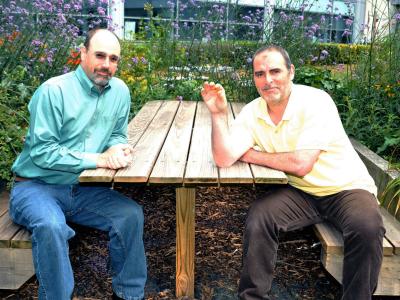 Richard Preziosi and Dr. David Penney, University of Manchester (1 of 2)