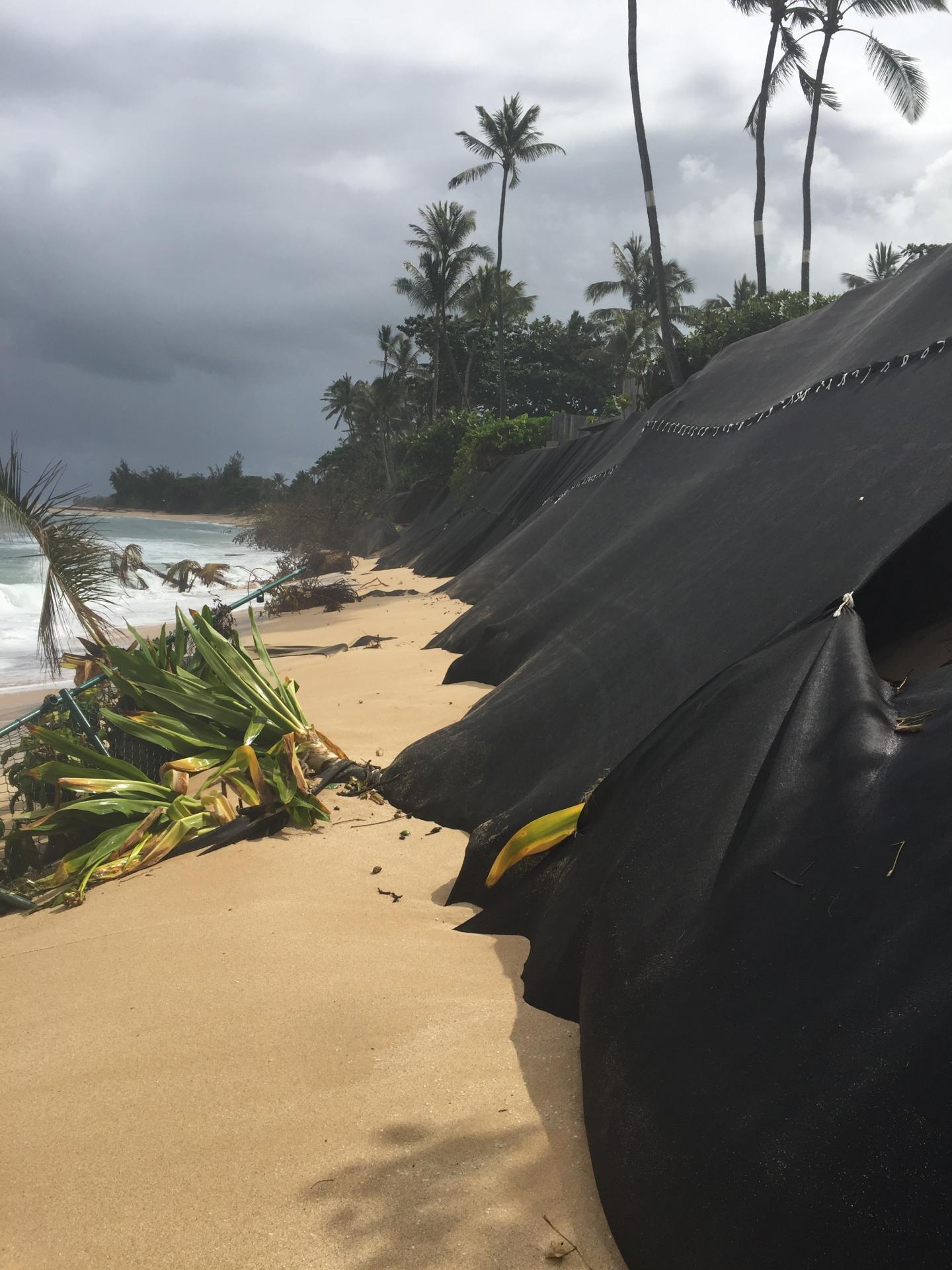 Shoreline Erosion Near Homes