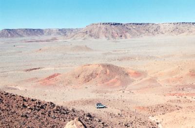 Falaise Frontière Maroc-Algérie
