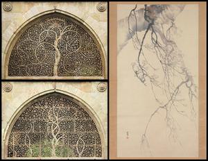 Examples of branch scaling in different works of art