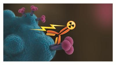 Illustration of Antibody Attacking HIV