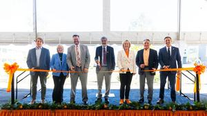 UT leaders and partners at the ribbon cutting for Innovation South