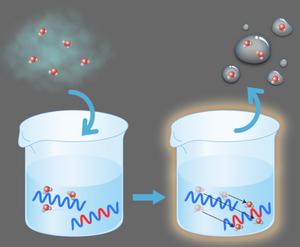 Harvesting water from vapor