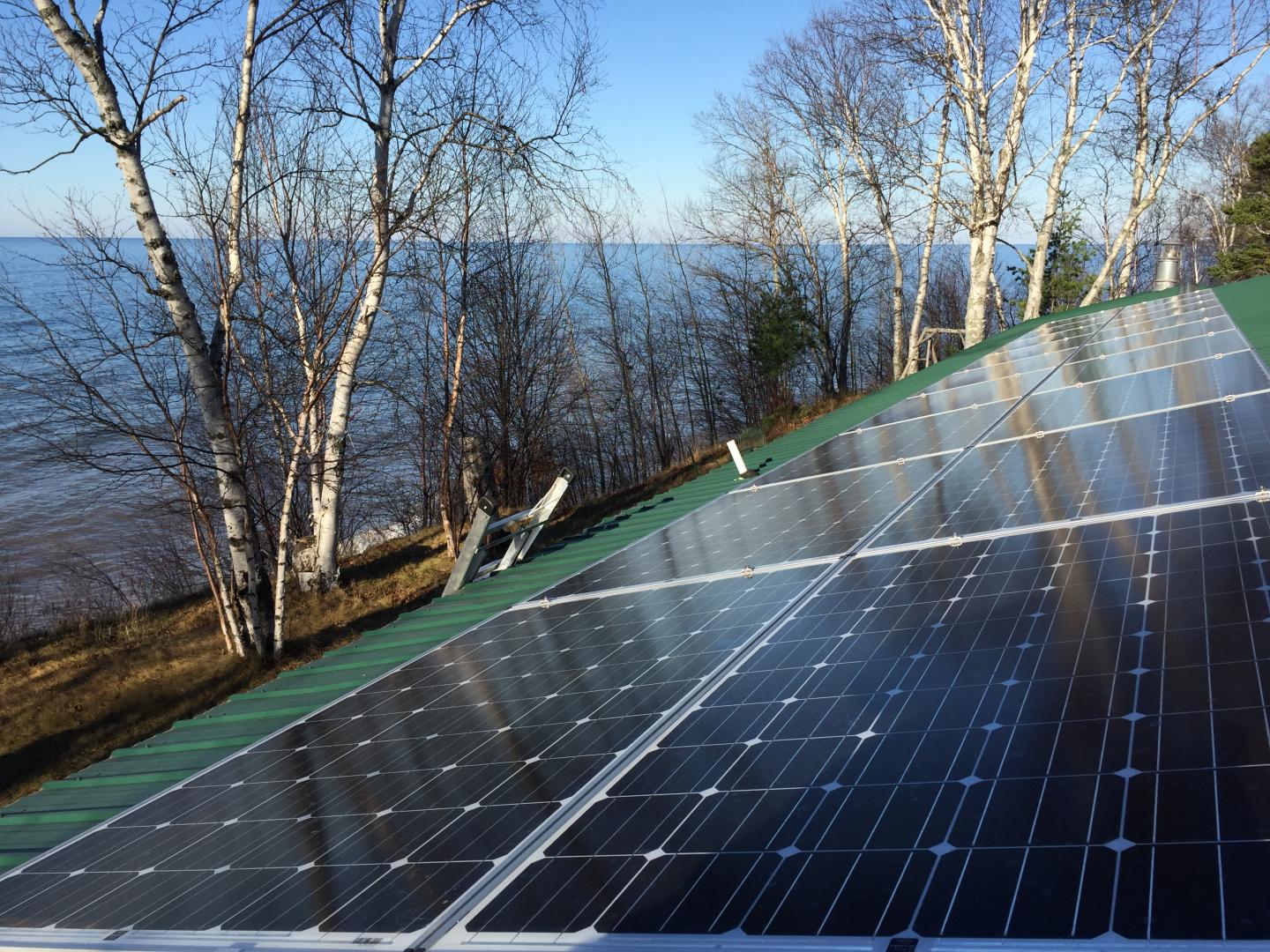 Solar on Lake Superior