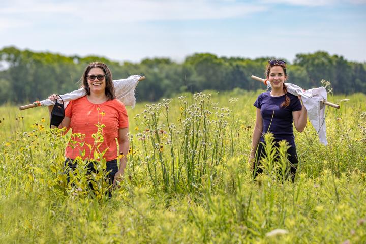 Holly Tuten and Graduate Student Erica Hernandez