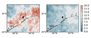 Texas coast storm frequency maps