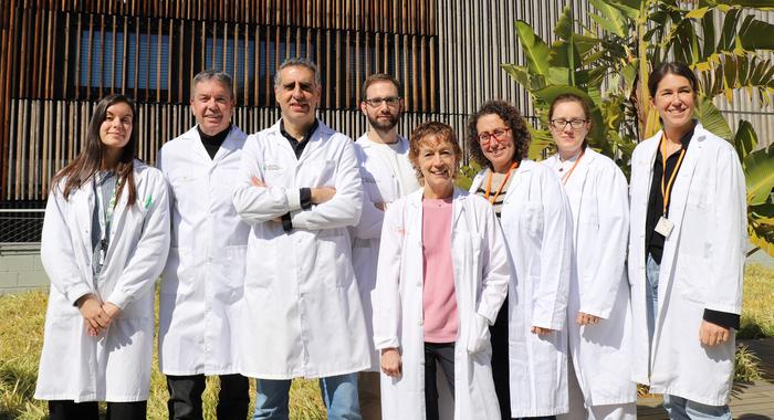 The main authors of the study from the Josep Carreras Leukaemia Research Institute, led by Dr. Manel Esteller.