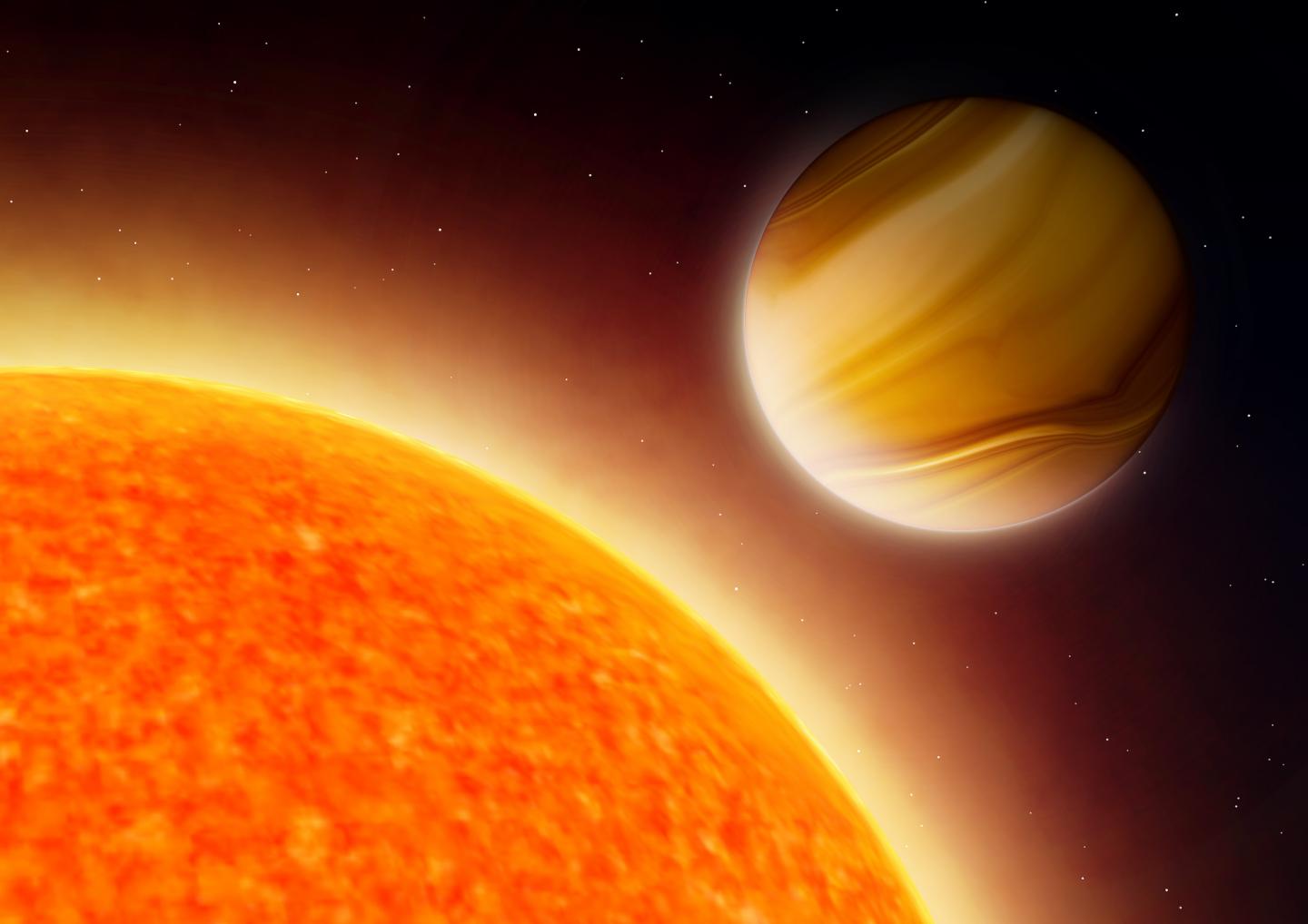 Artist's Impression of Giant Exoplanet
