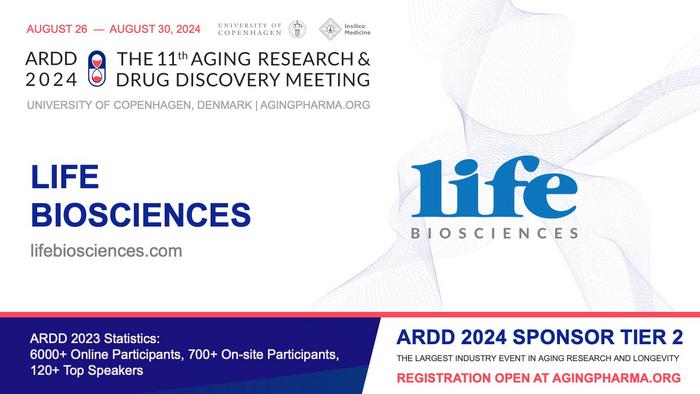 Announcing Life Biosciences as Tier 2 Sponsor of ARDD 2024