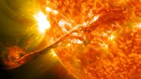 Composite Image of An Erupting Solar Prominence