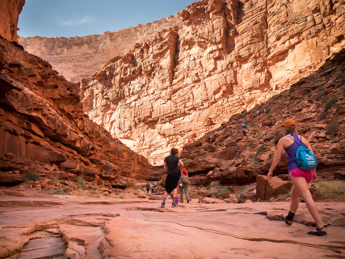 Students in Grand Canyon