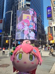 N.Y.ahello2023プロジェクトで、サント・チャン博士がVTuberさくら みこさんのアニメーションを制作