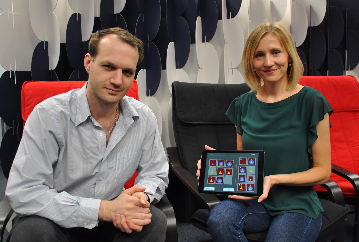 Trevor Stavropoulos and Anja Pahor