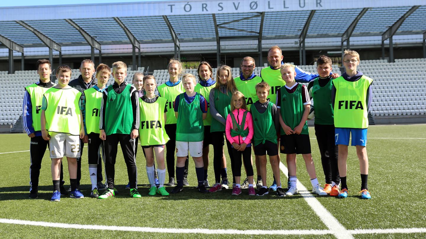 Children Participating in the Faroe Island Study on Health Effects of Football Training at Primary S