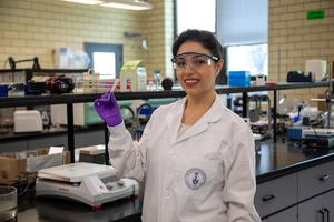 University of Toronto Engineering researcher Sara Abu-Obaid