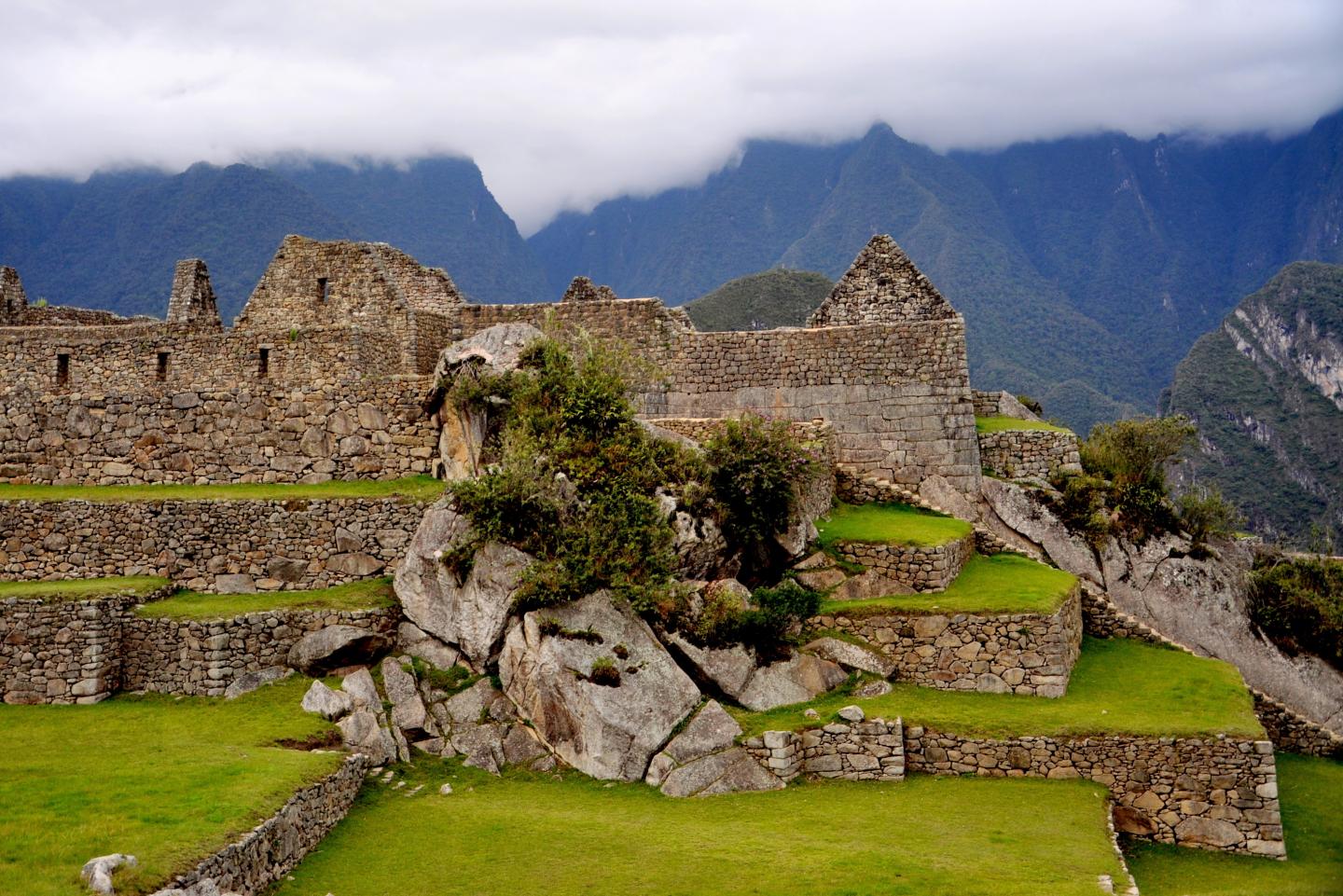 Natural Block in Machu Picchu Mountain
