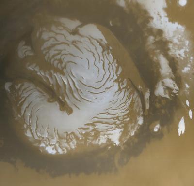 The Ice Cap on Mars's North Pole