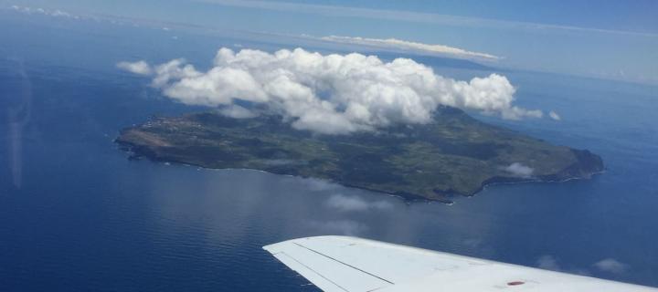 View of the Azores from DOE Gulfstream-1