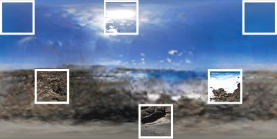 How an AI Turns a Few Glimpses Into a 360 Degree Panorama