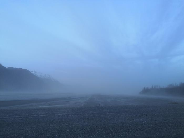 Dust storm, Copper River Valley, Alaska