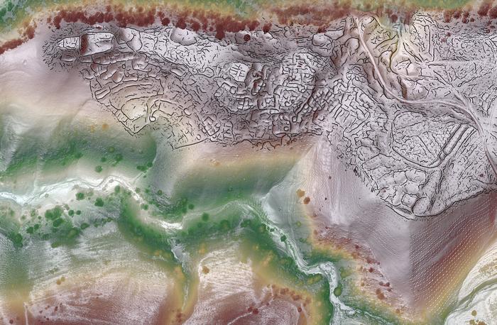 Composite lidar view of Tugunbulak.