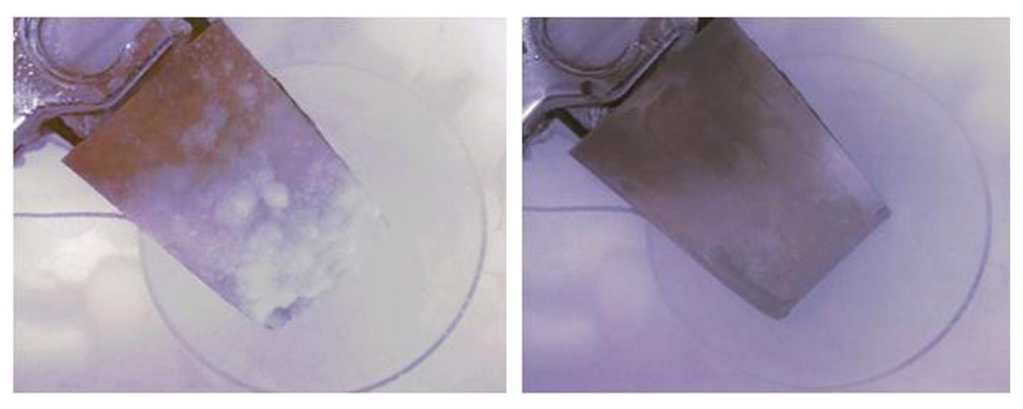 Removing Ice through Joule Heating