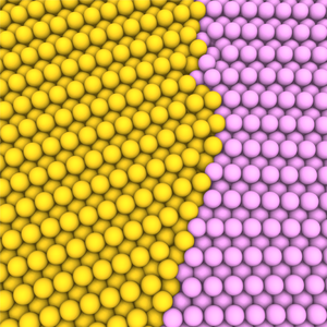 Grain boundaries in platinum