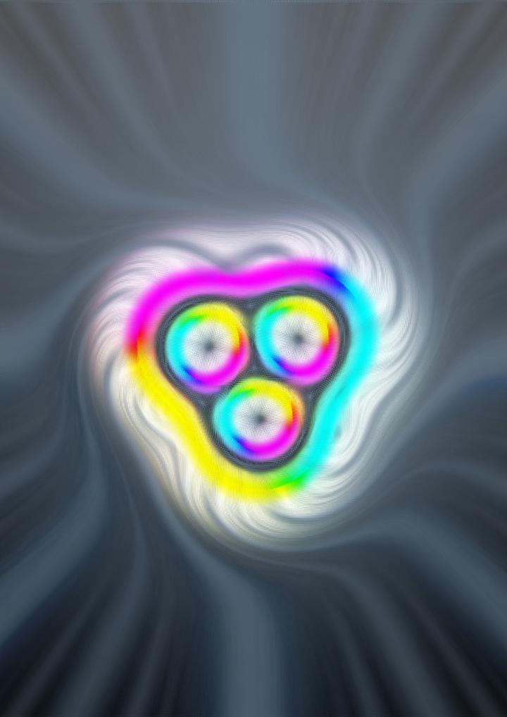 Simulation Of Skyrmion Bags In Magnetic Materials