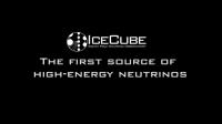 Video -- The First Source of High-Energy Neutrinos