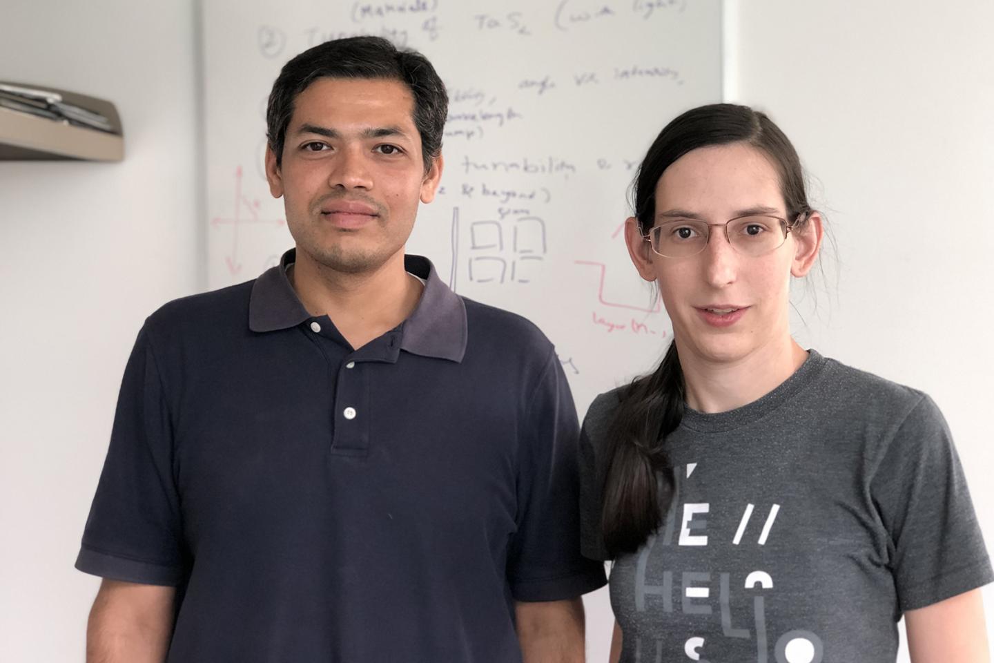 Gururaj Naik and Chloe Doiron