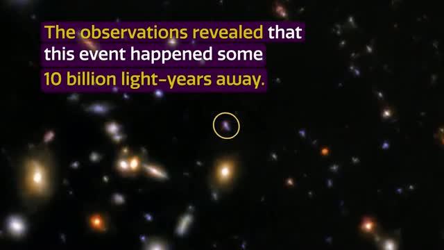 Light of Powerful Burst Captured by Gemini Observatory