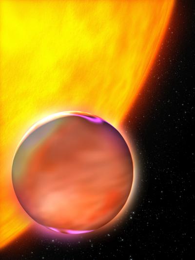Extrasolar Planet HD189733b Rises From Behind Its Star 