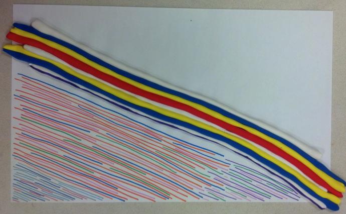 Marker and Clay Piece