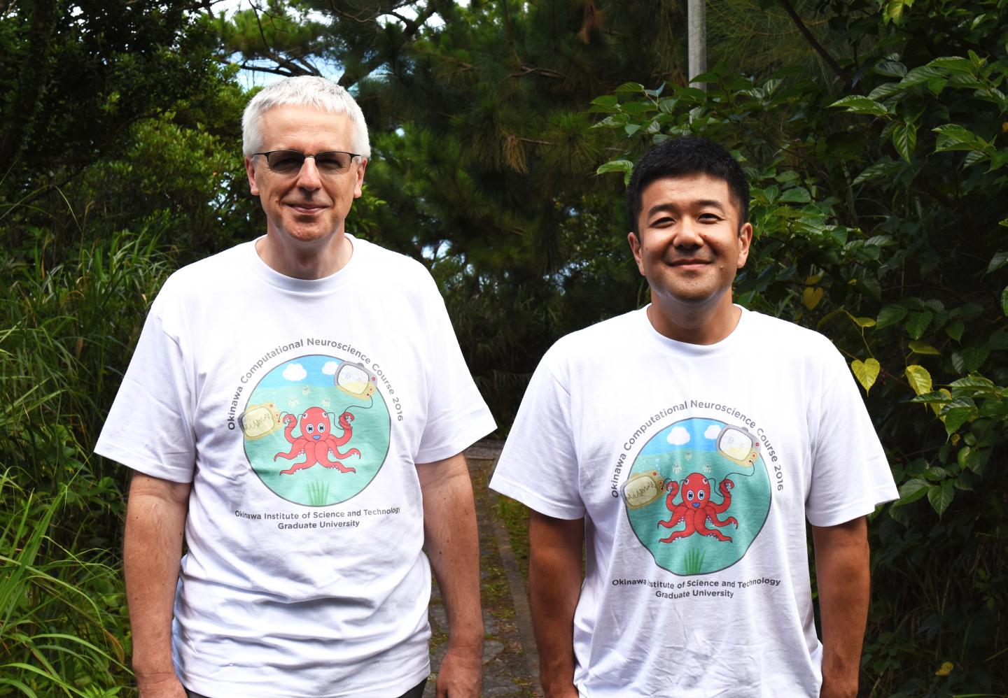 Prof. Erik De Schutter and Dr. Sungho Hong, OIST