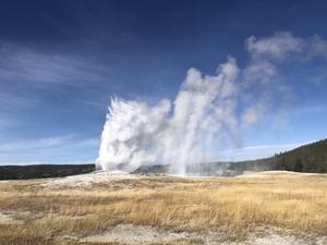 Eruption of Old Faithful Geyser