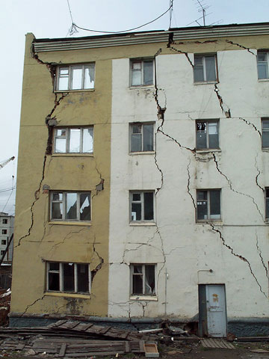 Broken apartment house [IMAGE] EurekAlert! Science News Releases