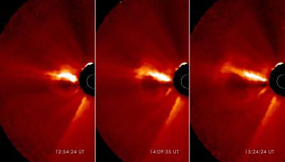 A Coronal Mass Ejection on Jan. 13, 2013