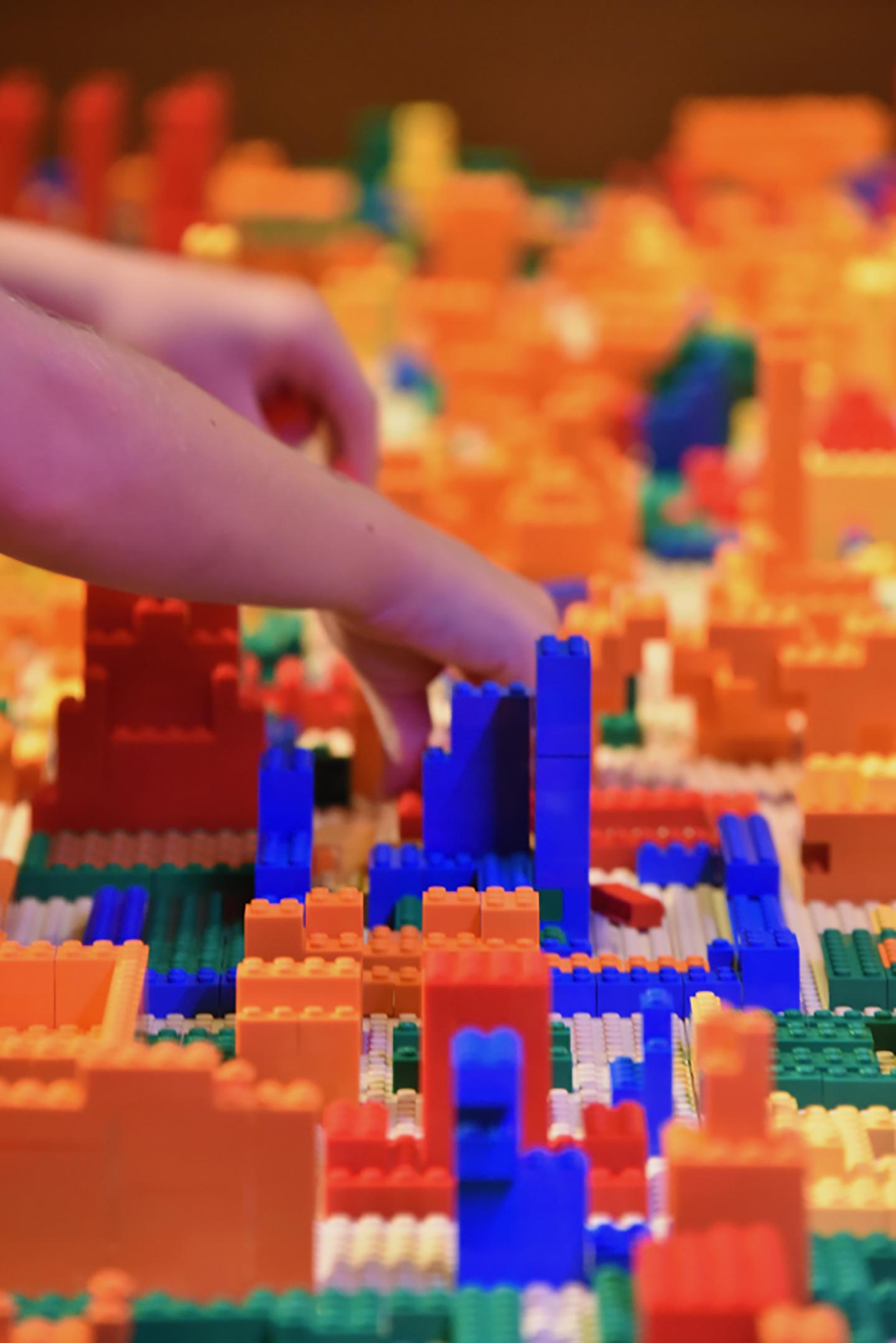 Experiment Participants Contribute to the Development of a LEGO Artwork