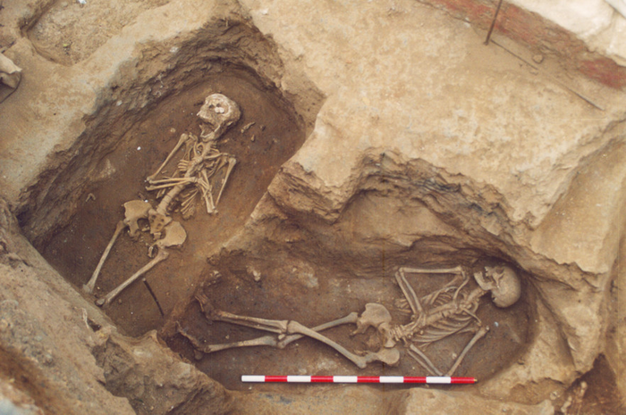Two adult burials from Vila de Madrid necropolis.