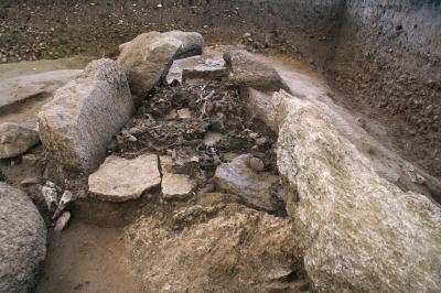 Layer of Human Remains in the Dolmen of Oberbipp (Switzerland)