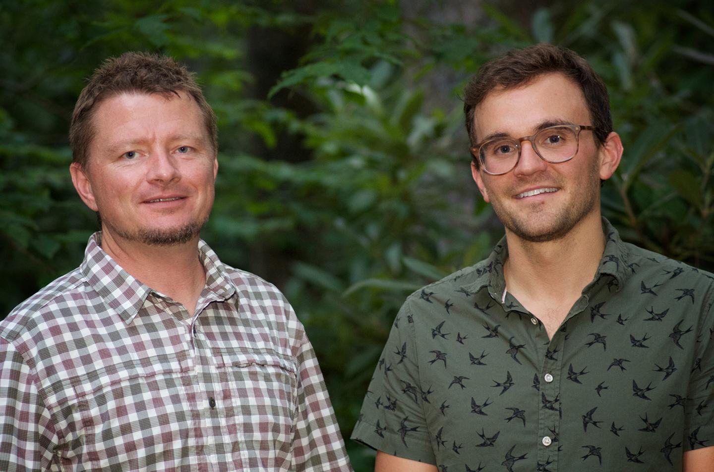 Clemson Researchers Mike Sears and Eric Riddell