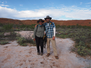 Dr. Tanisha Williams and Dr. Chris Martine in Western Australia