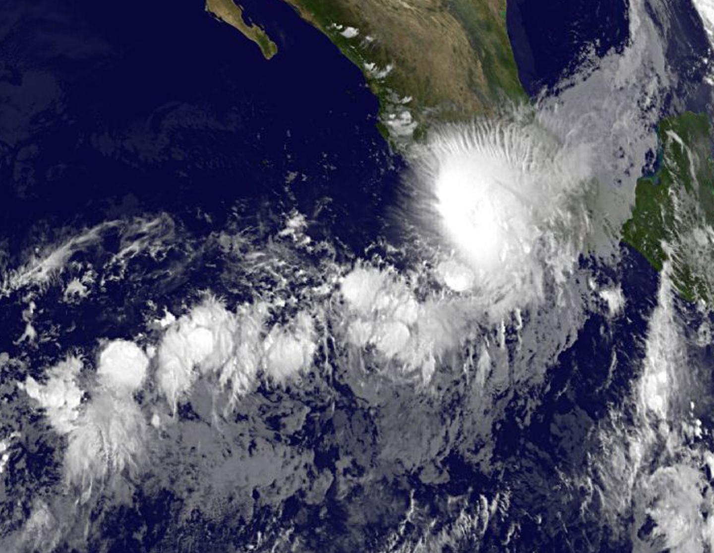 GOES-West Image of Marty