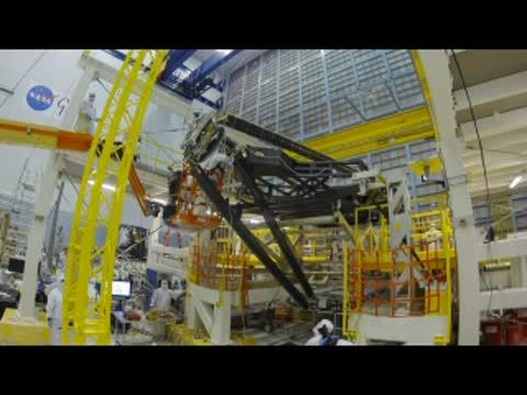 NASA's Webb Telescope Mirror Tripod in Action