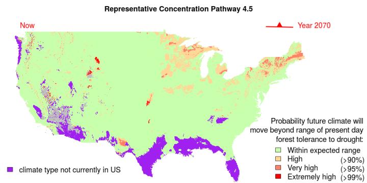 Prediction of At-Risk-Forests, 2070