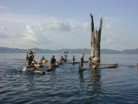 Local Boys Fishing on Lake Bosumtwi
