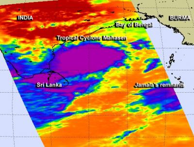 NASA Sees the Remnants of Tropical Cyclone Jamala Fading
