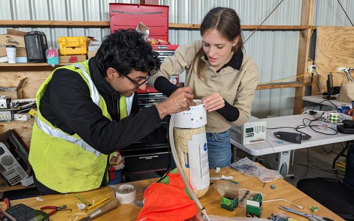 Scientists working on the Data Recovery System