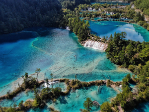 Landscape in Jiuzhaigou National Park