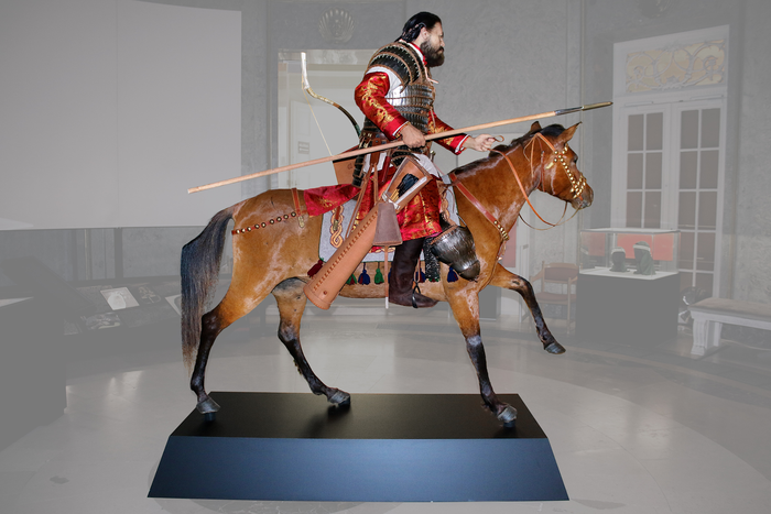 Avar-period armoured horseman